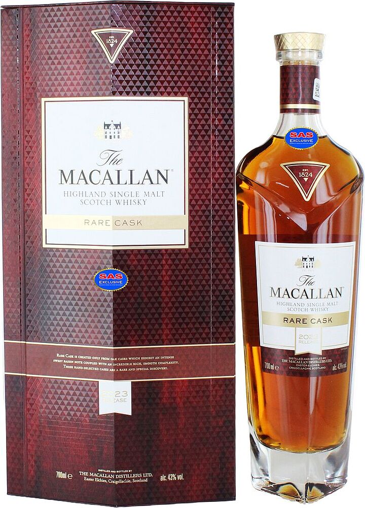 Whiskey "Macallan Rare Cask" 0.7l