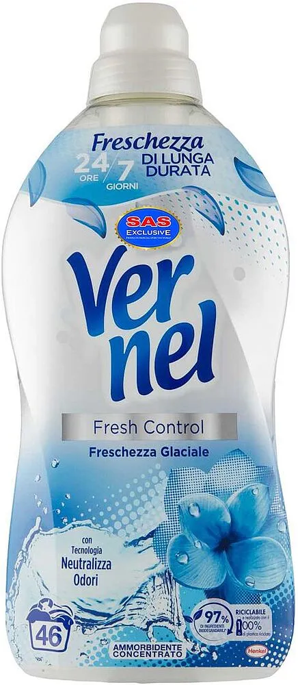 Լվացքի կոնդիցիոներ «Vernel Fresh Control» 1150մլ

