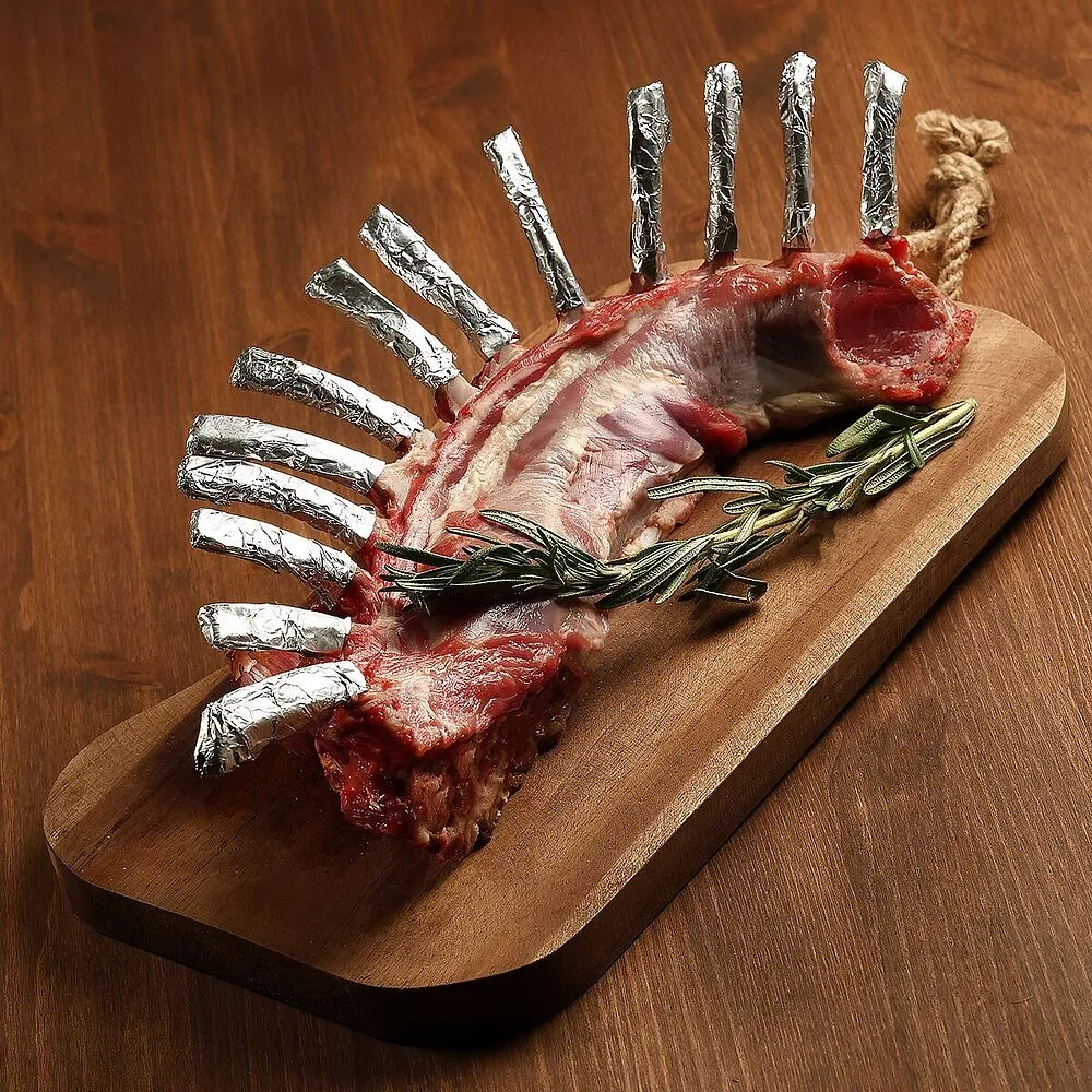 Seasoned lamb steak