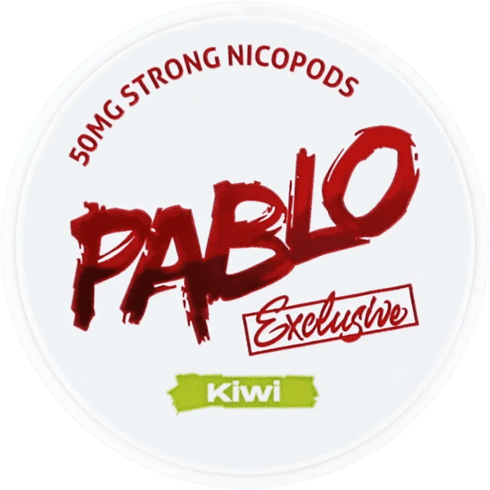 Nicotine kiwi flavored pouches "Pablo Exclusive Kiwi" 50mg
