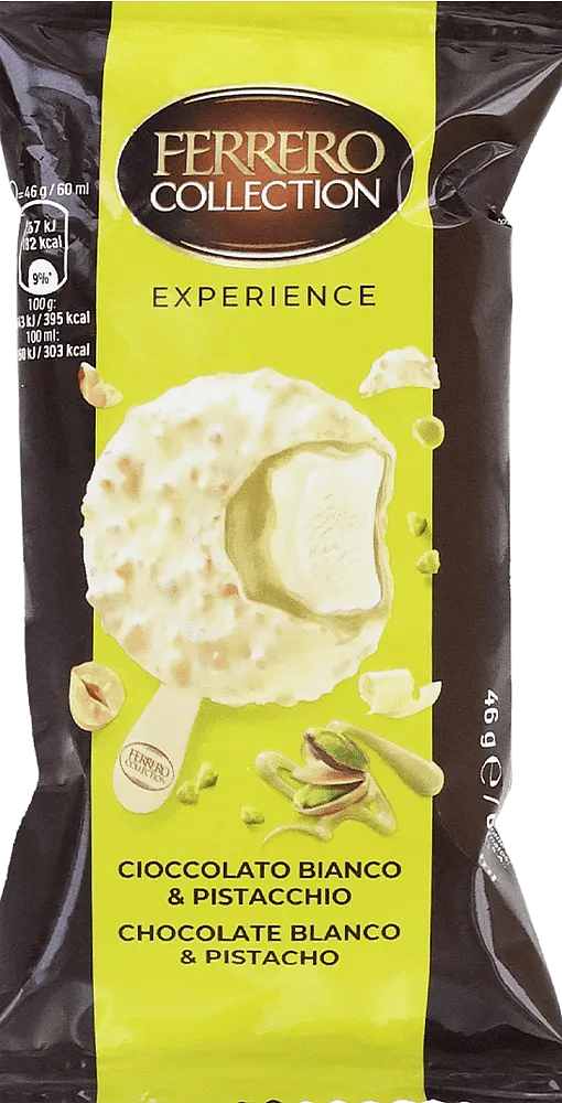 Ice cream with pistachio syrup "Ferrero Collection Cioccolato Bianco & Pistacho" 46g