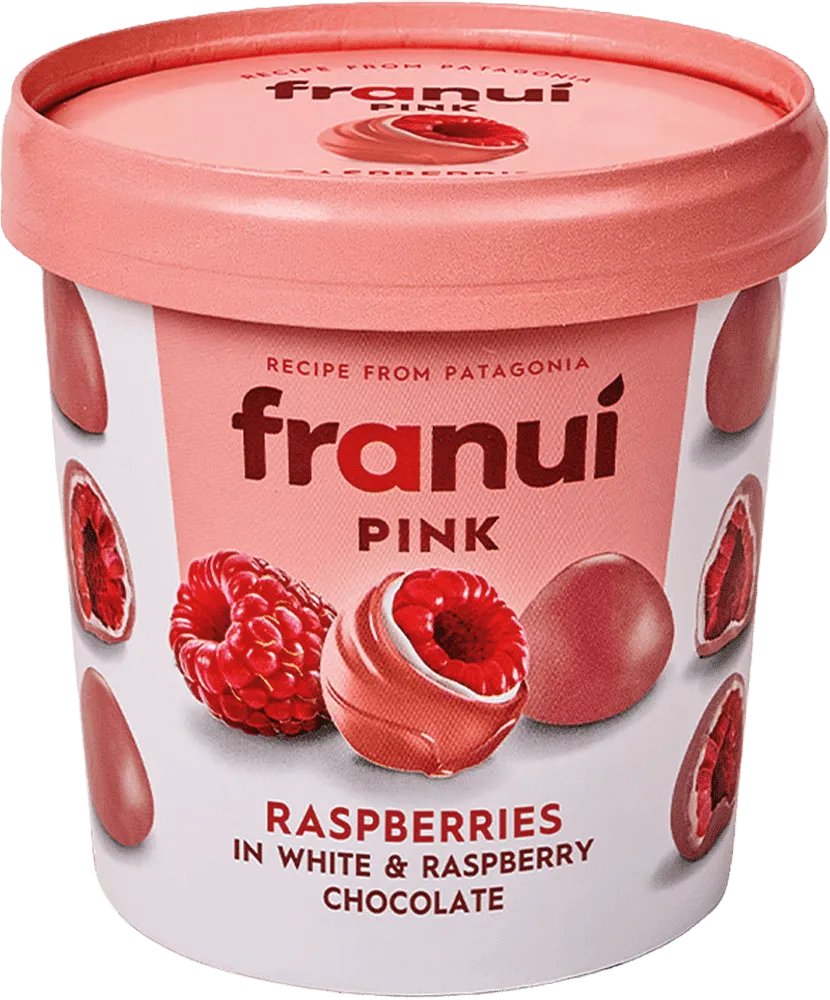 Малина замороженная в шоколаде "Franui Pink Raspberries" 150г
