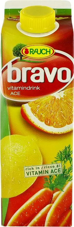 Orange, lemon & carrot juice "Rauch Bravo" 1l 
