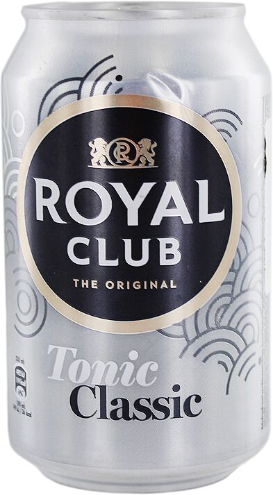 Էներգետիկ գազավորված տոնիկ, ալկոհոլային «Royal Club» 0.33լ  