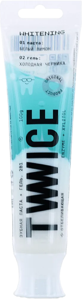 Toothpaste "Twwice Enzyme Xylitol" 100g
