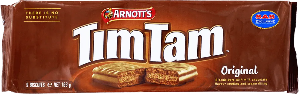 Cookies with chocolate "Arnott's TimTam Original" 163g