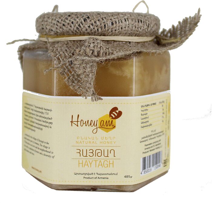 Natural honey "Honey.am Haytagh" 485g
