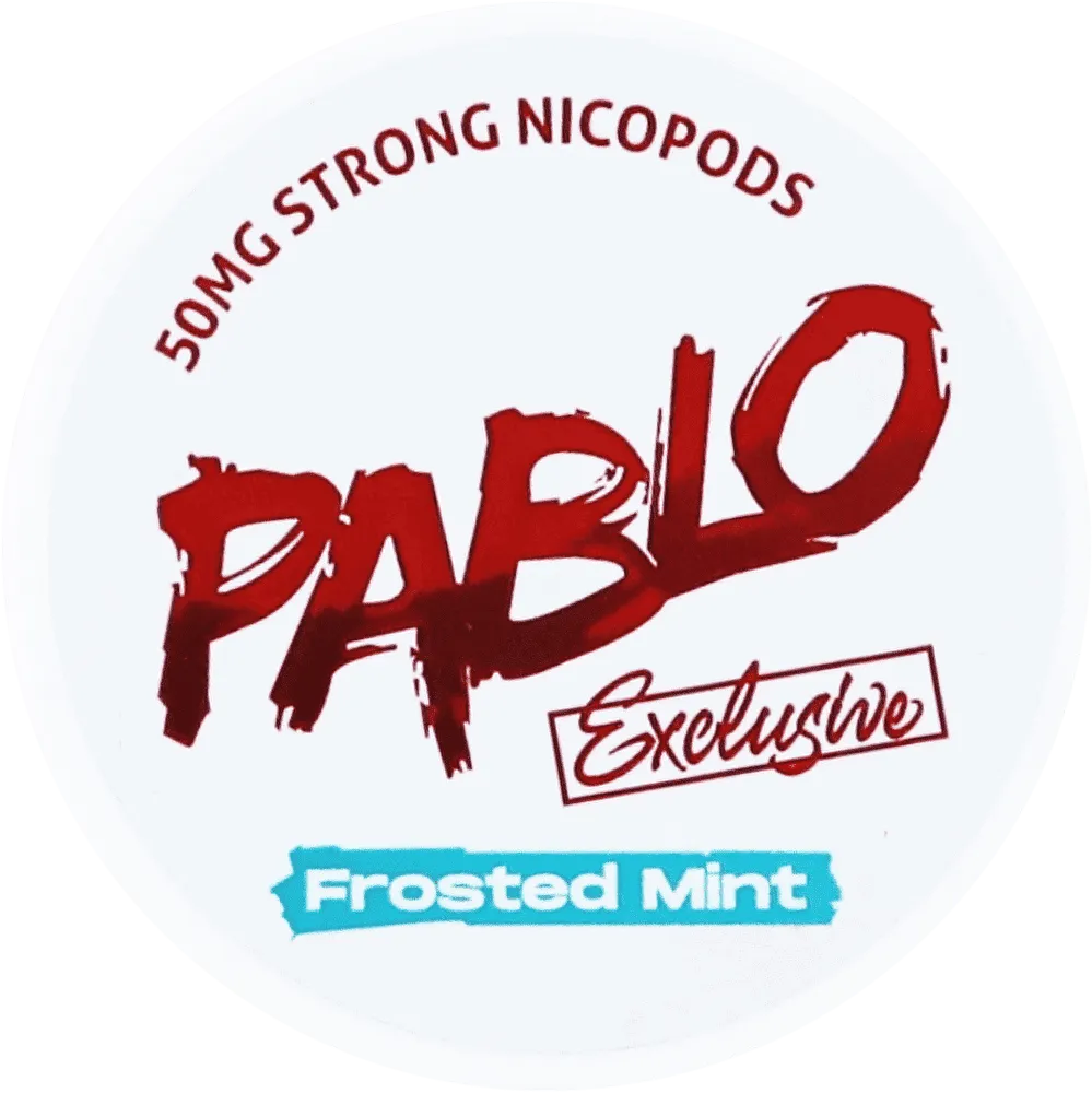Nicotine mint flavored pouches "Pablo Exclusive Frosted Mint" 50mg
