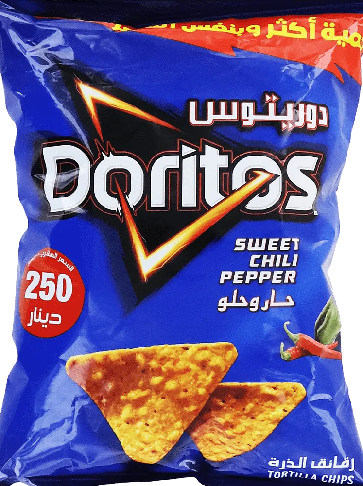 Chili-flavored chips "Doritos Sweet Chili Pepper" 26g±3g
