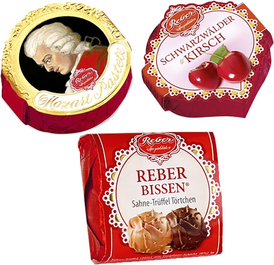 Շոկոլադե կոնֆետներ «Mozart Reber»
