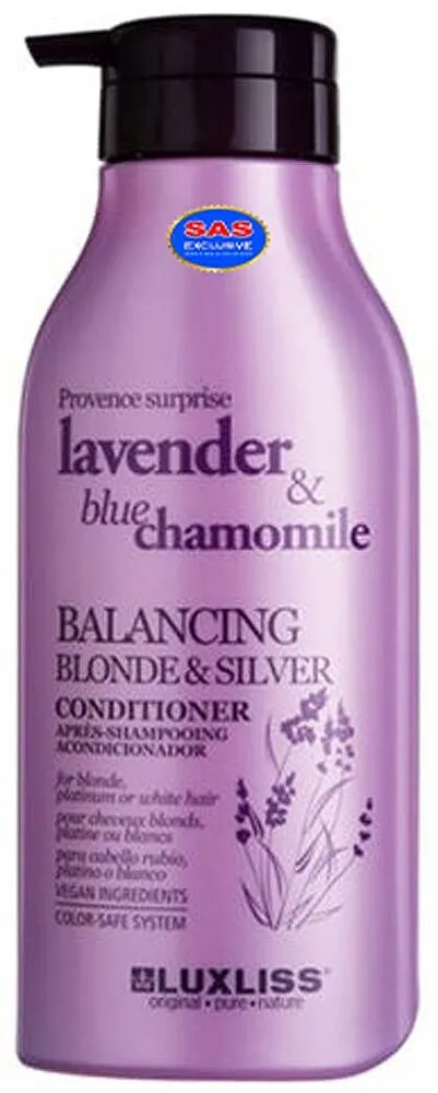 Hair conditioner "Luxliss Balancing Blonde & Silver" 500ml	