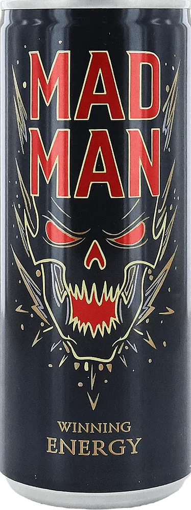 Energy carbonated drink "Mad Man" 250ml
