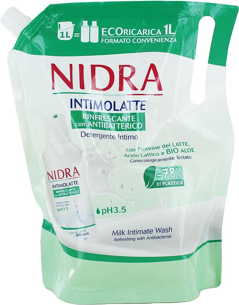Gel for intimate hygiene "Nidra Bio" 1000ml
