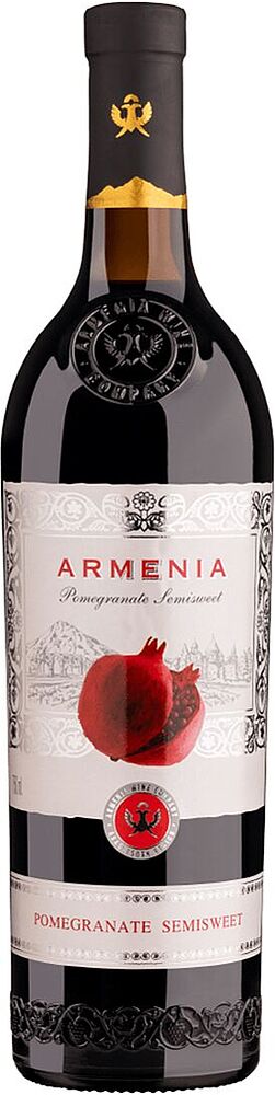 Pomegranate red wine "Armenia" 0.75l