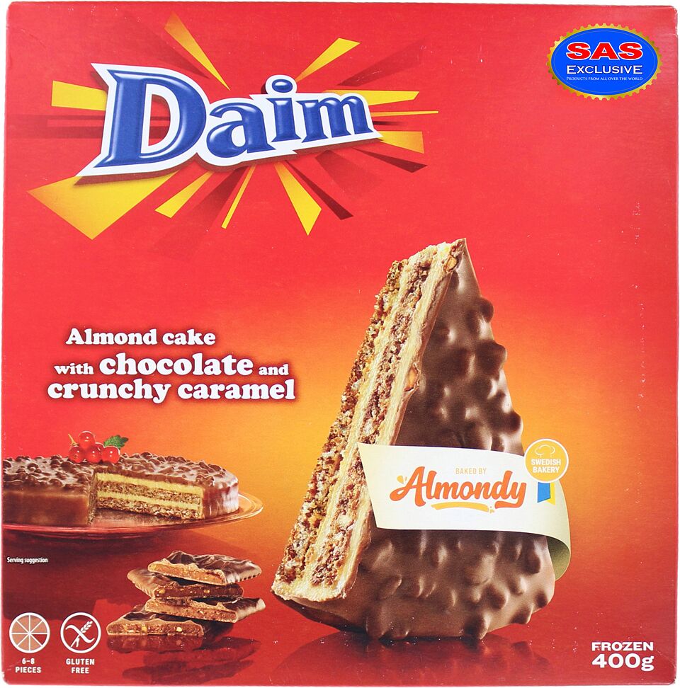 Chocolate cake "Daim" 450g