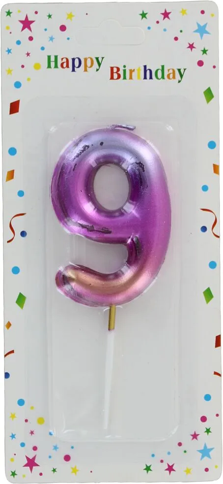 Birthday candle "Happy Birthday" N9
