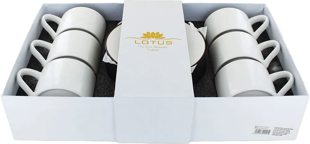Glass "Lotus" 6 pcs