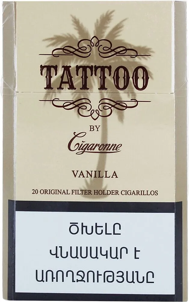 Cigarillos "Cigaronne Tattoo King Size Vanilla"  	