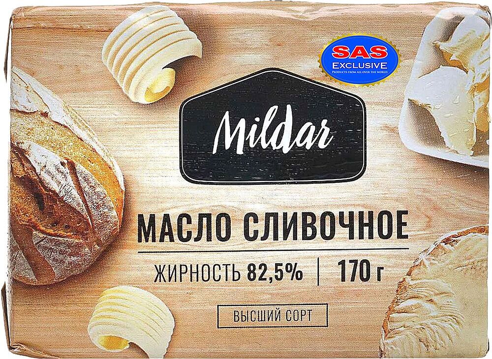 Масло сливочное "Mildar" 170г, жирность: 82․5%
