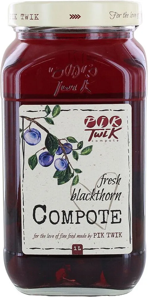 Blackthorn compote "Pik Twik" 1l 
