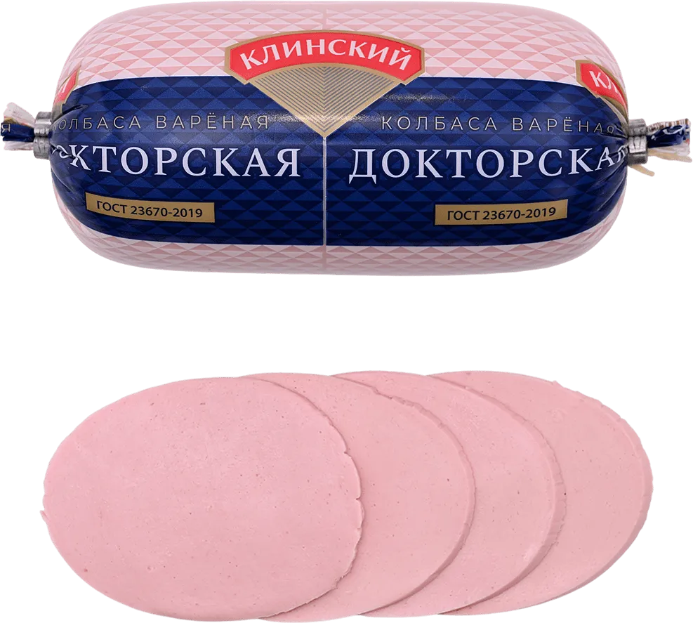 Boiled doctoral sausage "Klinskiy" 500g 