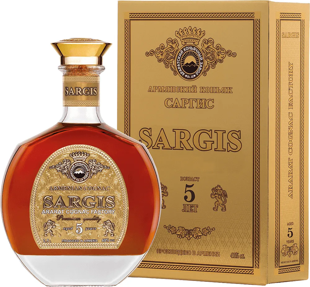Cognac "Grand Sargis 5*" 0.5l
