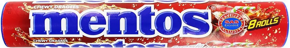 Cola flavored dragee "Mentos" 8*37g 
