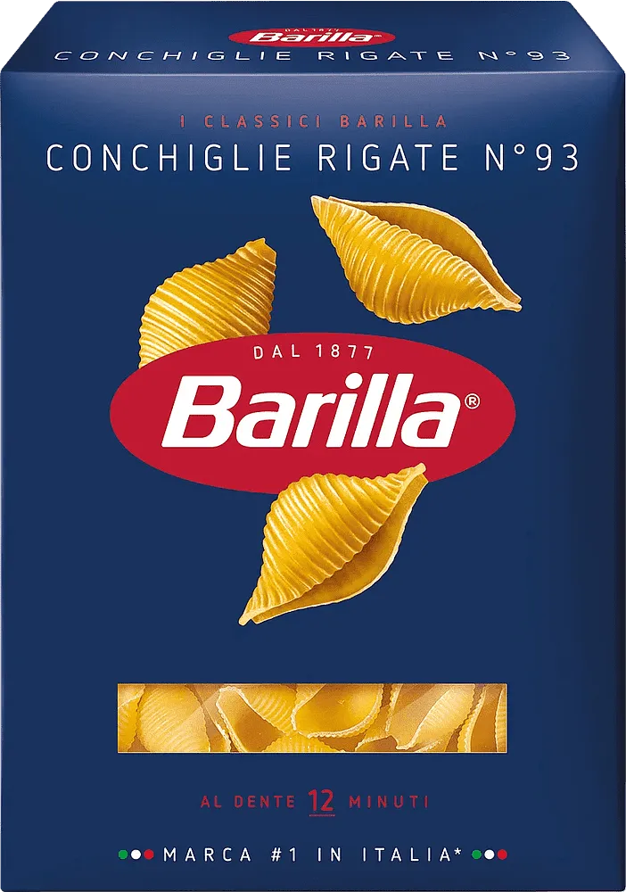 Macaroni ''Barilla №93 Conchiglie Rigate №93'' 450g