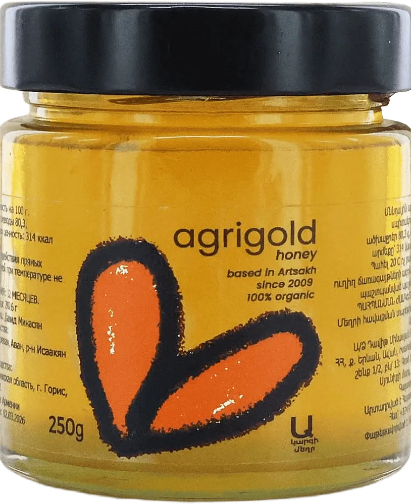 Organic honey "Agrigold Organic" 250g