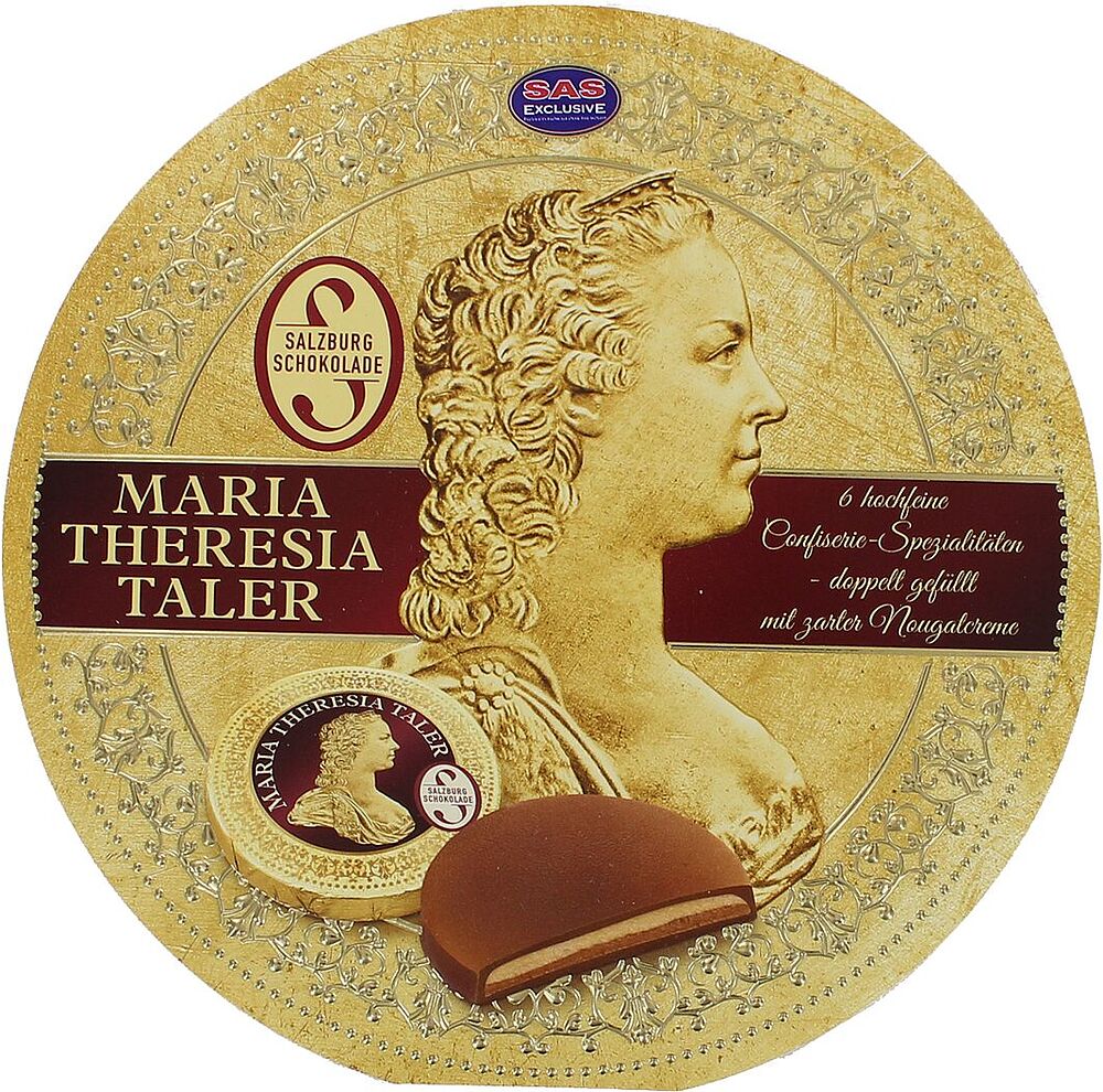 Շոկոլադե կոնֆետների հավաքածու «Maria Theresia Taler» 120գ
