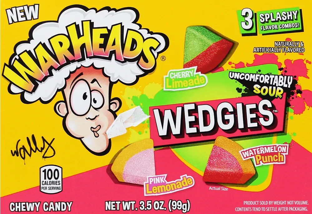Jelly candies "Warheads Wedgies" 99g

