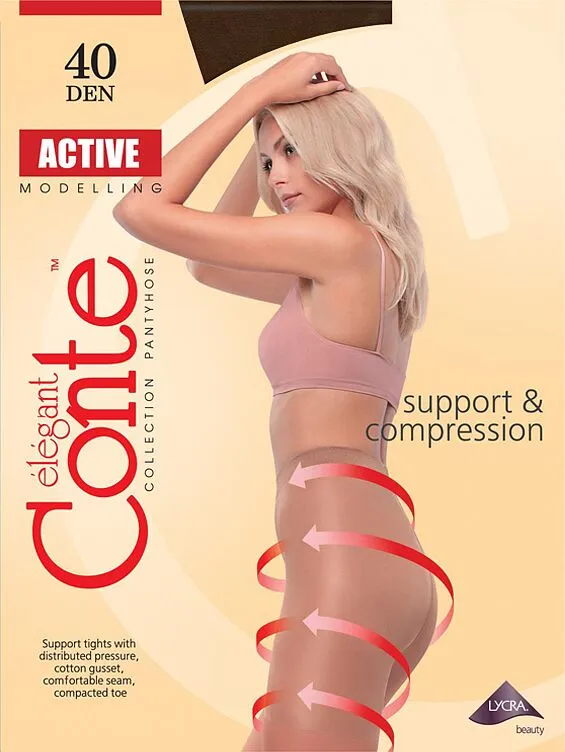 Колготки шейд "Conte Elegant Active 40 Den N4" 