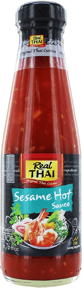 Sesame hot sauce "Real Thai Sesame Hot" 200ml
