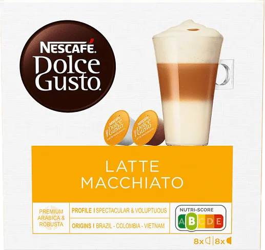 Պատիճ սուրճի «Nescafe Dolce Gusto Latte Macchiato» 16հատ, 183.2գ
