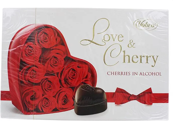 Chocolate candies "Vobro Love & Cherry" 300g