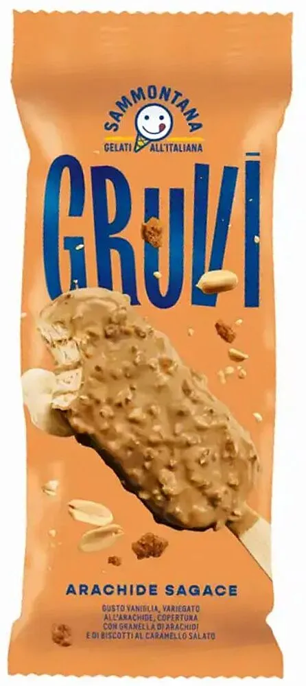 Vanilla ice cream with peanuts "Sammontana" 60g

