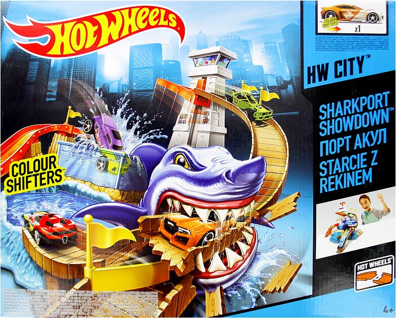 Toy-vehicle with the track "Hot Wheels HW City"