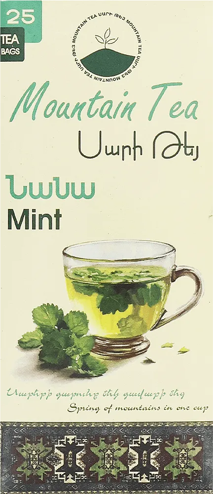 Herbal tea "Mountain Tea Mint" 25*2g
