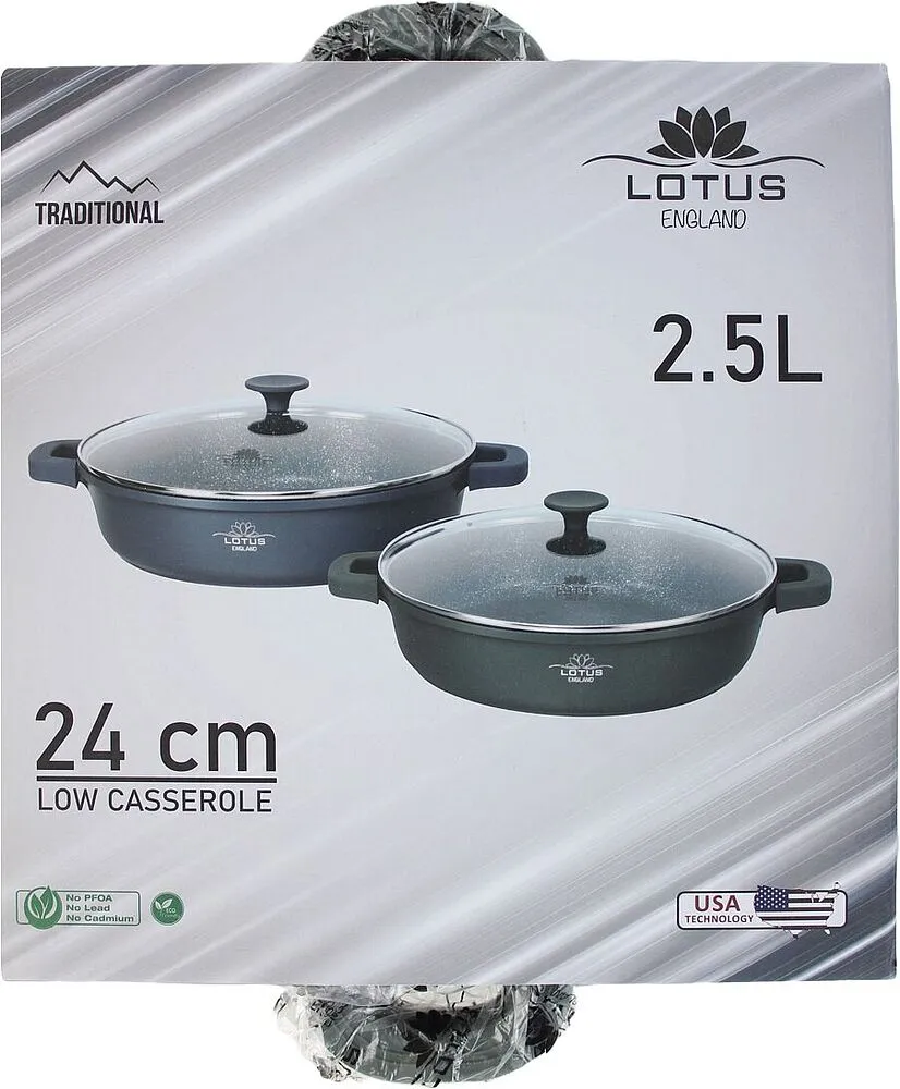 Casserole with lid "Lotus"
