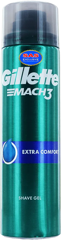 Shaving gel "Gillette Mach3 Extra Comfort" 200ml

