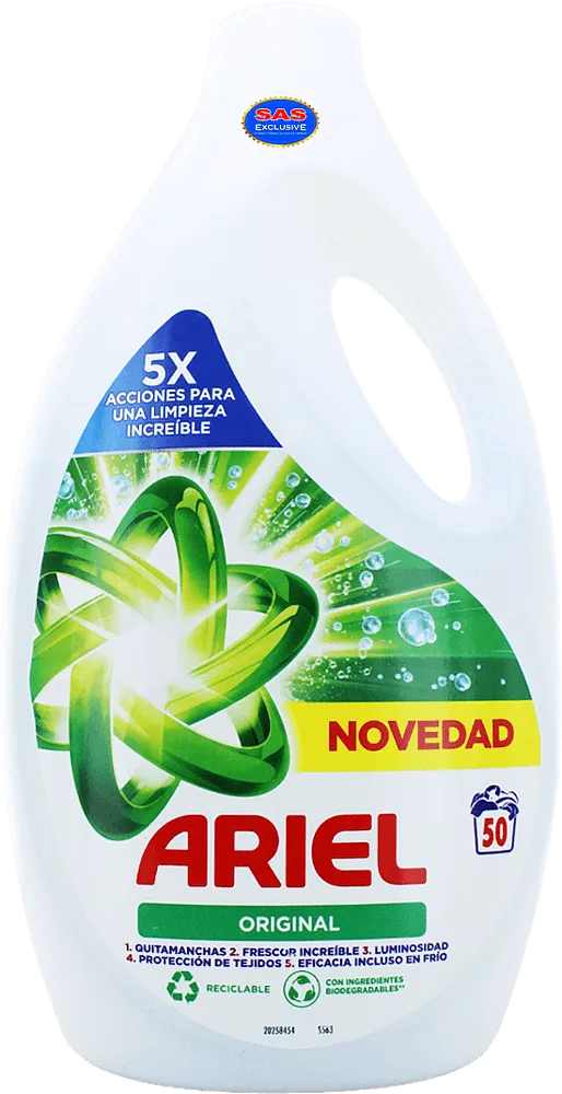 Universal washing gel "Ariel Original" 2500ml