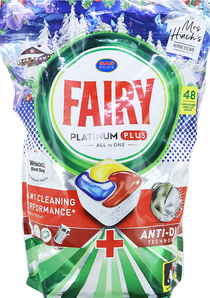 Таблетки для посудомоечных машин "Fairy Platinum Plus All in One" 48 шт