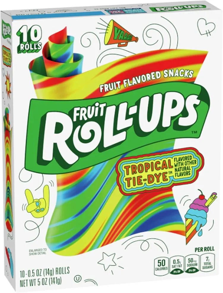 Jelly candies "Roll-ups tropical" 141g