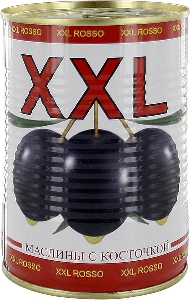 Black olives with pit "XXL" 400g
