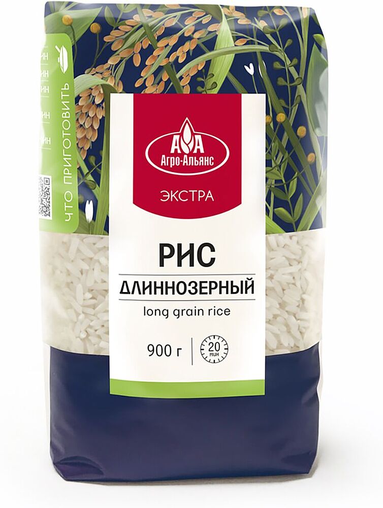 Long grain rice "Agro-Alyans" 900g