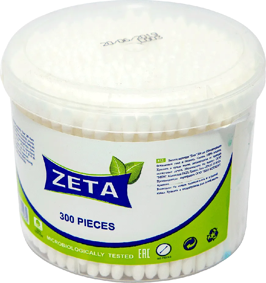 Cotton buds "Zeta" 300pcs