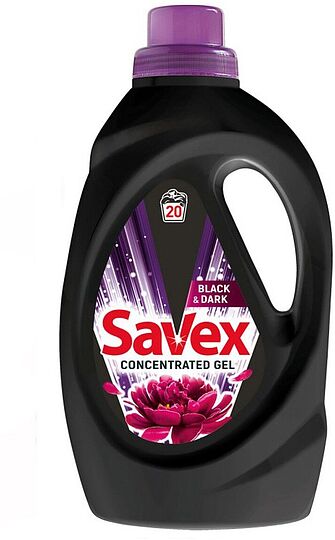 Լվացքի գել «Savex Perfum Lock» 1.1լ Սև