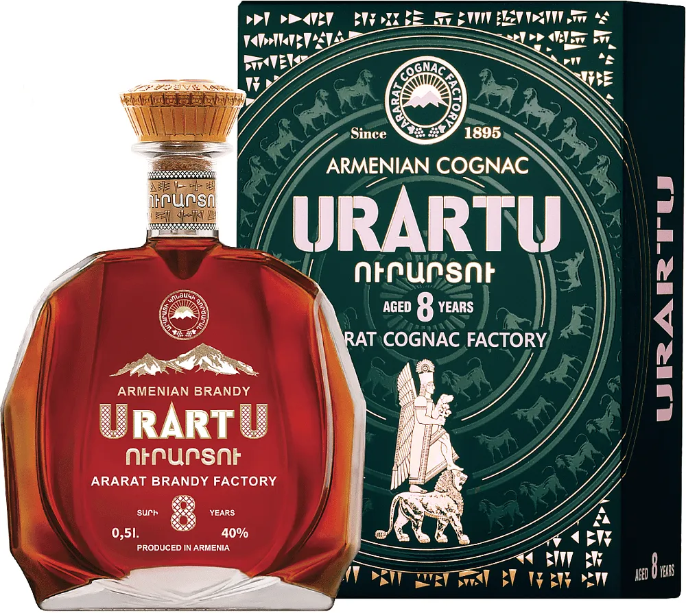 Cognac "Urartu 8*" 0.5l
