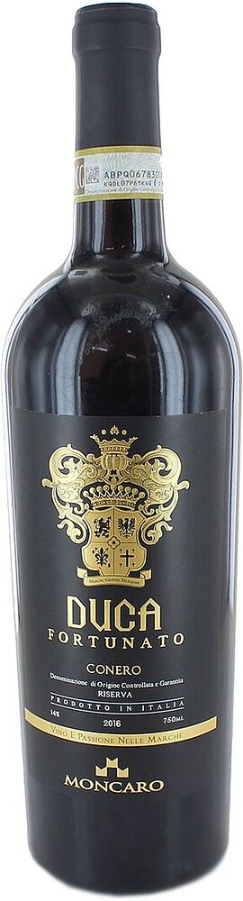 Вино красное "Moncaro Duca Fortunato Conero" 0.75л