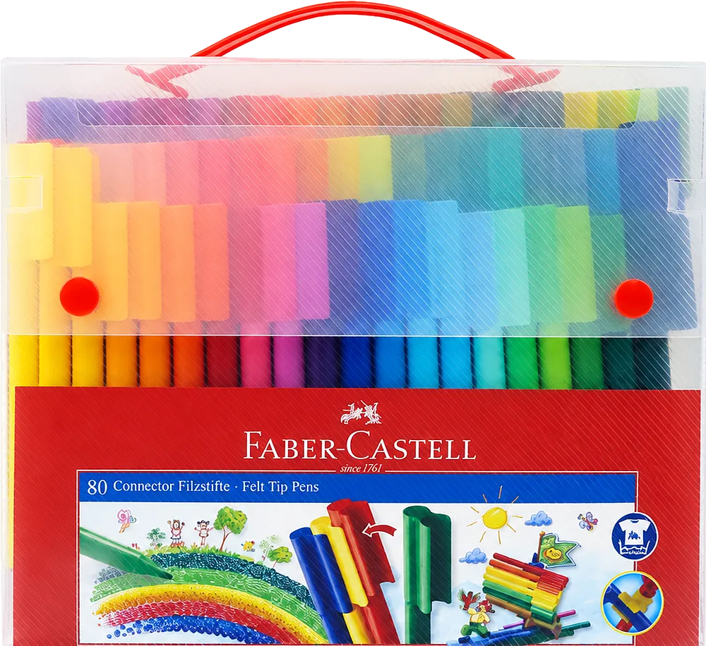 Ֆլոմաստերներ գունավոր «Faber-Castell» 80 հատ
